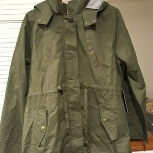 Zip up cargo jacket